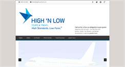 Desktop Screenshot of highnlowtravel.com