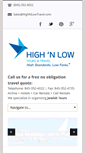 Mobile Screenshot of highnlowtravel.com
